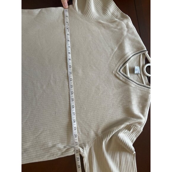 Old Navy Vintage Y2K Ribbed V-Neck Long Sleeve Sweater (Men’s L) NWT - Picture 9 of 11